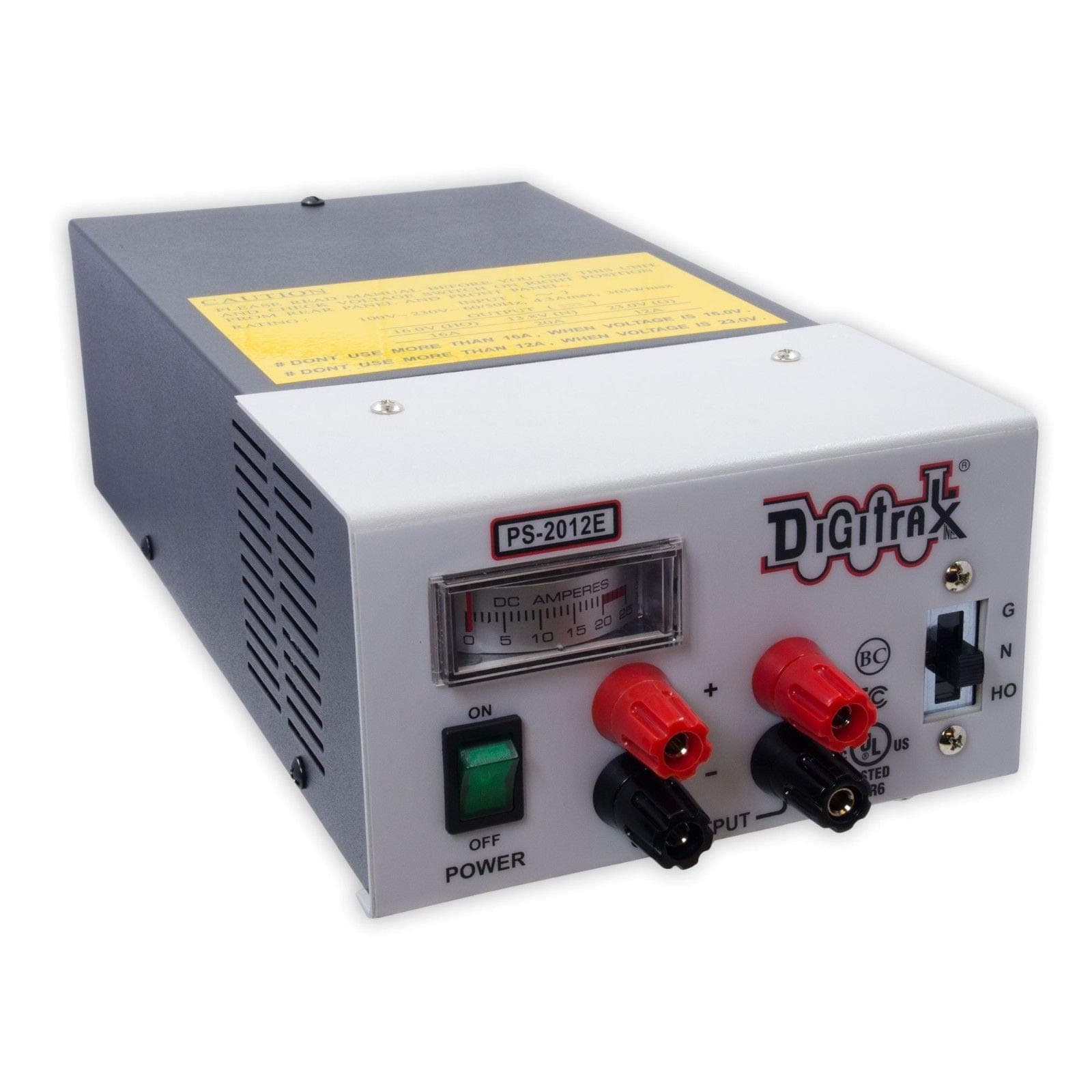 Digitrax 2018 PS2012E 20 Amp Power Supply 13.8-23VDC - Replaces PS2012 - New!