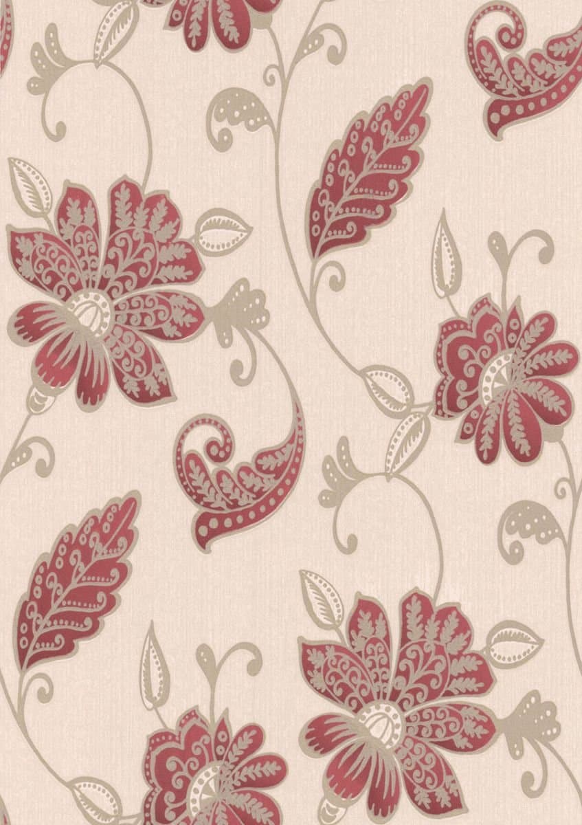 Boutique Juliet Red Wallpaper