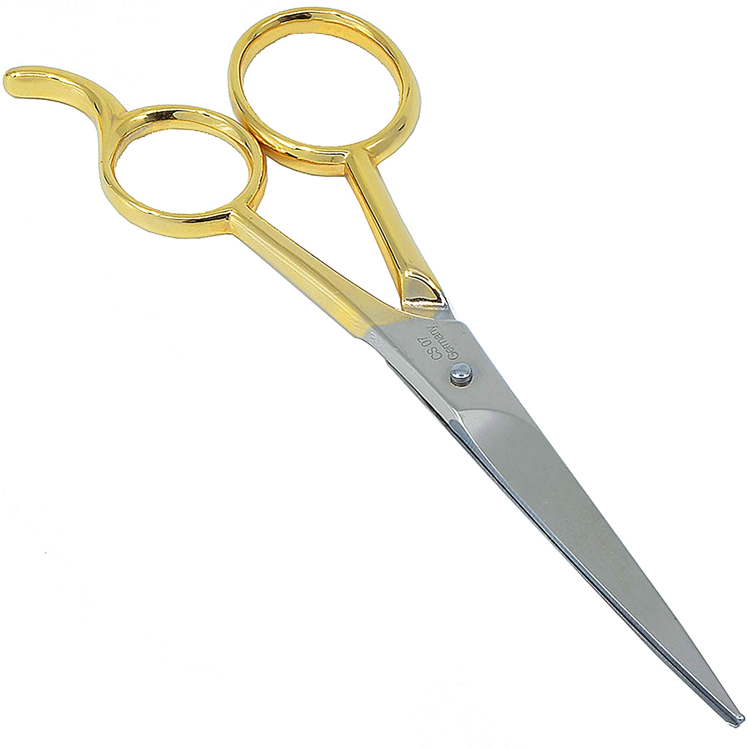 CS07 Hair Scissors Professional 5 Inch Very Sharp Grooming Scissors. Razor Edge Barber Hair Cutting Scissor. Carbon Steel Hair Cutting Shears for Salon. Made of in Solingen Germany