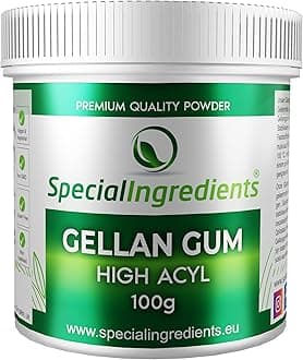 Gellan Gum High Acyl 500g Premium Quality Powder Non-GMO, Gluten Free – Recyclable Container