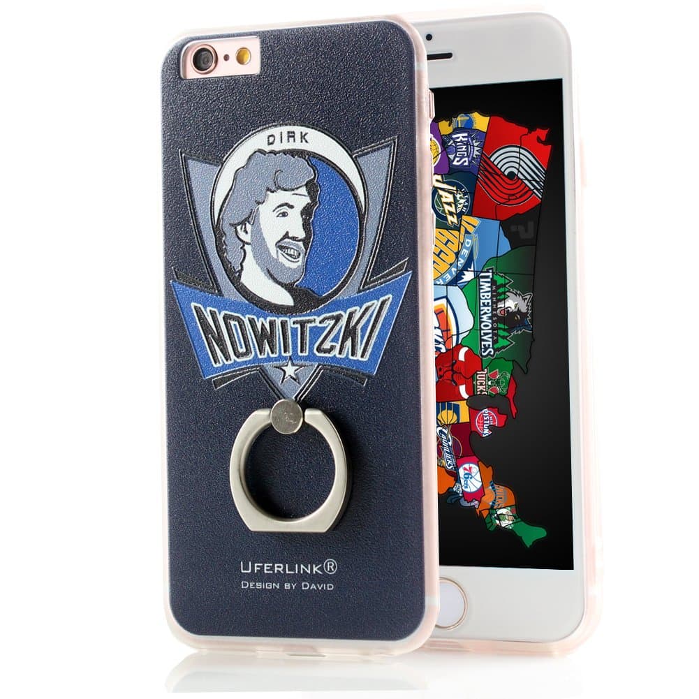 Uferlink Custom painting Hard Plastic Case cover for iphone 6 6s plus 4.7 5.5 inch with 360℃ Rotating Ring Grip Stand Holder Kickstand [ Creative Logos ] (DAL4.7)