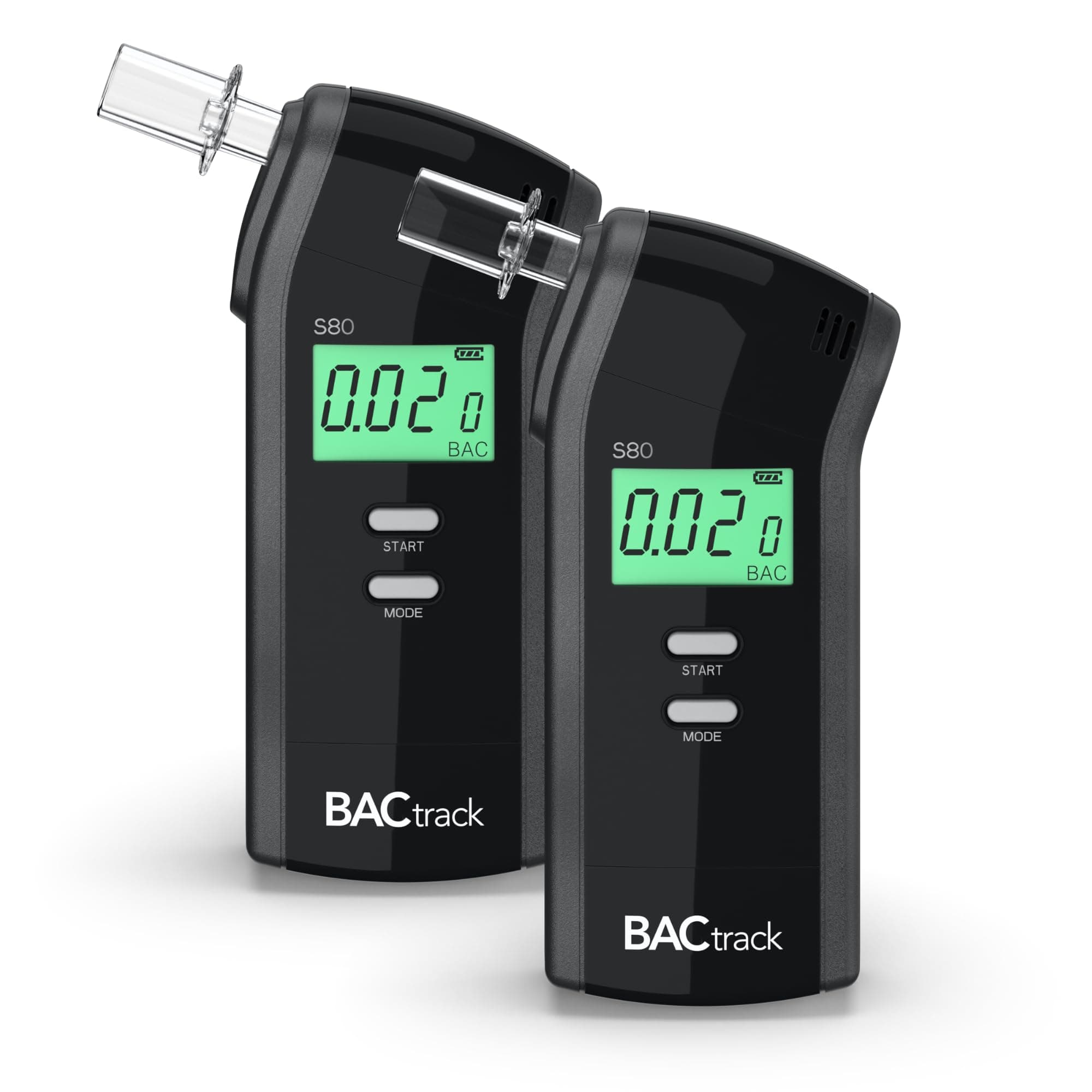 BACtrack S80 Breathalyzer (2 Pack) | Professional-Grade Accuracy | DOT & NHTSA Approved | FDA 510(k) Cleared | Portable Breath Alcohol Tester for Personal & Professional Use | FSA/HSA Eligible