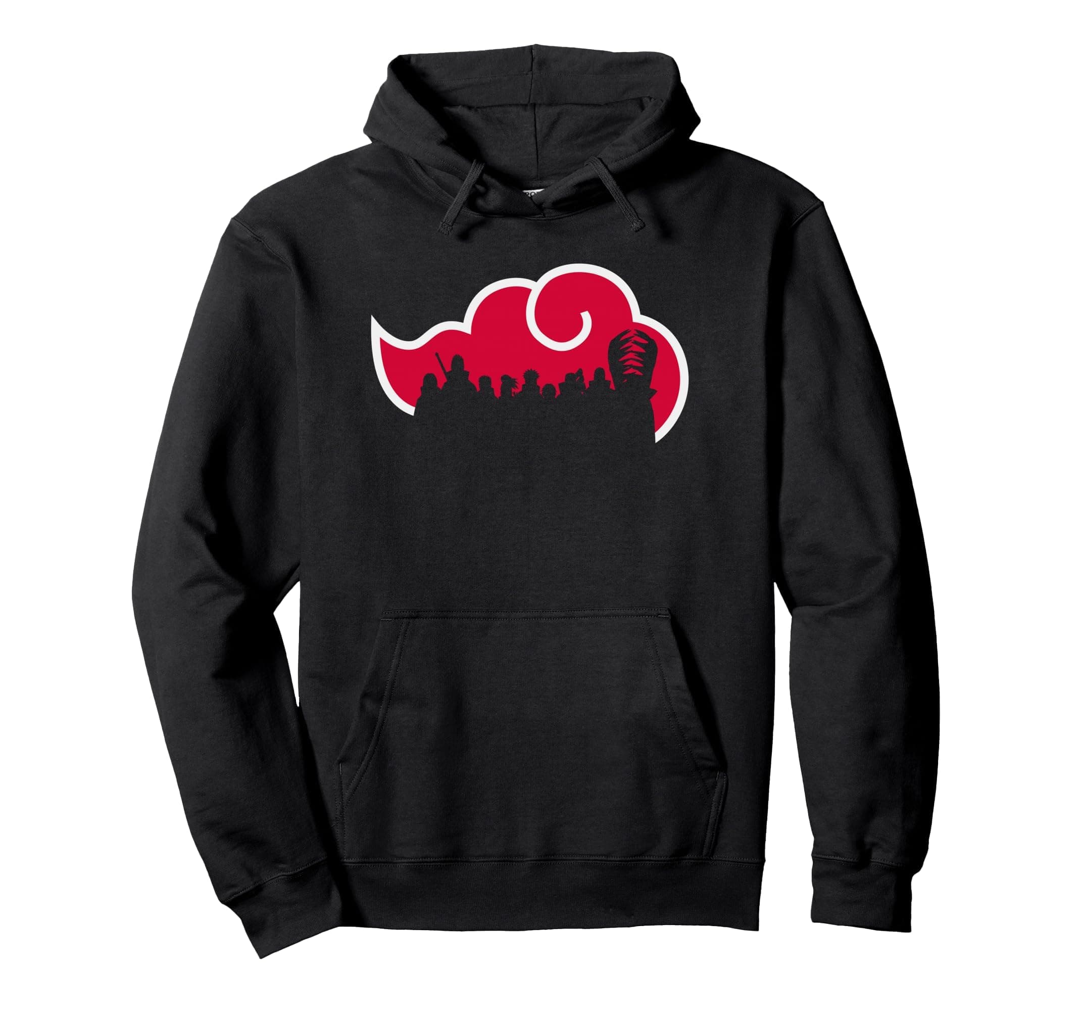 Shippuden Akatsuki Silhouette Anime Pullover Hoodie
