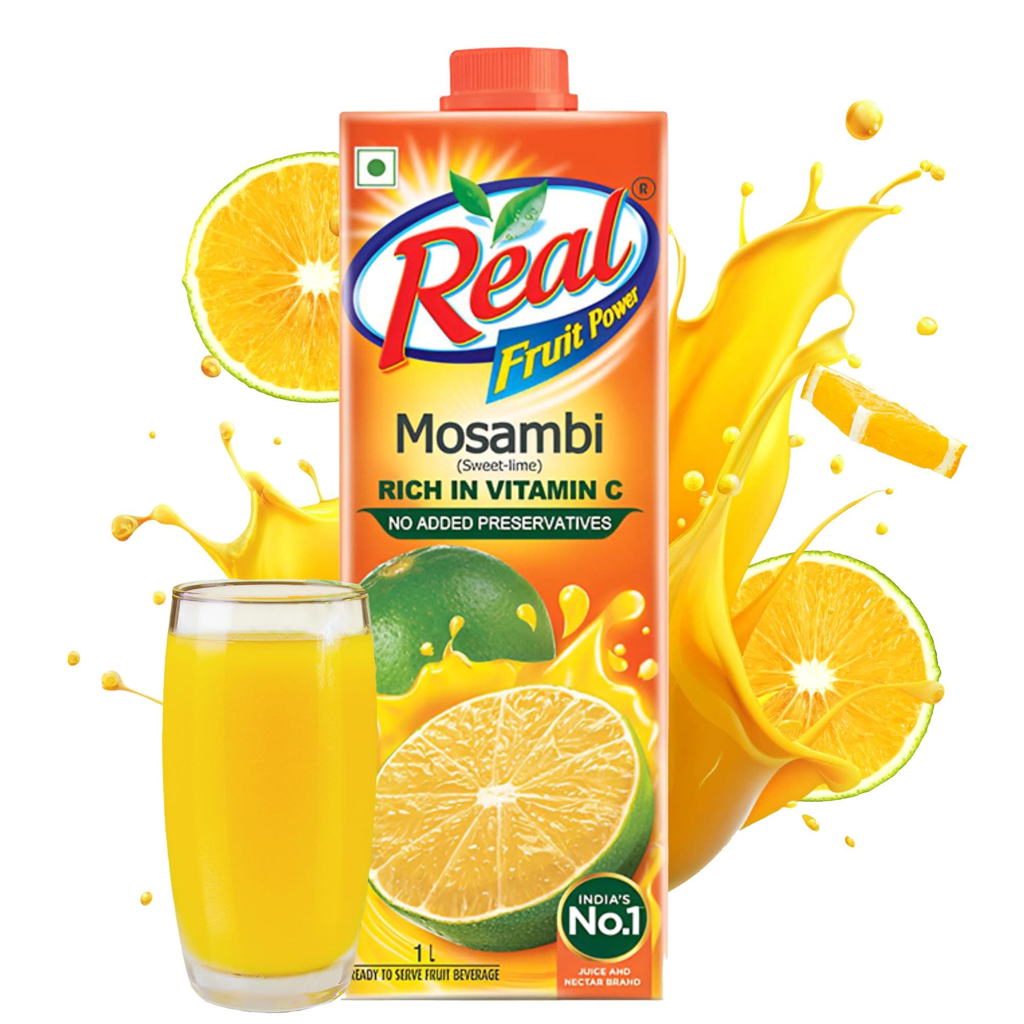 Real Fruit Power Mosambi Juice -1L