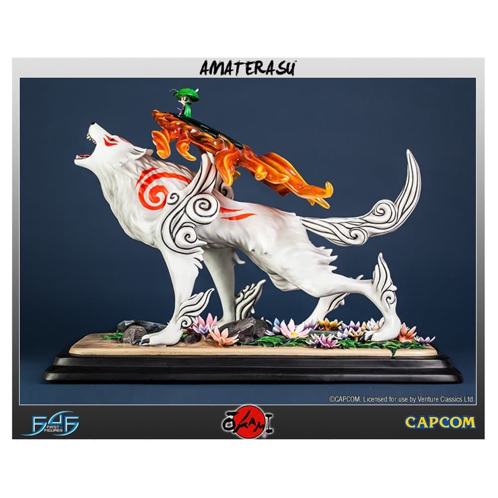 Okami Okamiden Amaterasu 1:4 Scale Statue