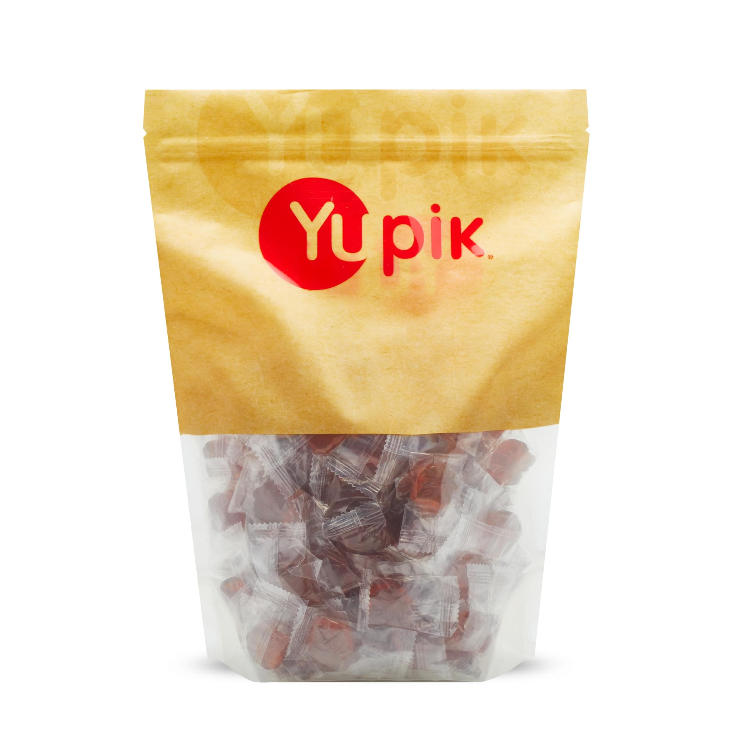 Yupik Maple Leaf Hard Candies With Pure Maple Syrup, 2.2 lb (35.2 oz), Individually Wrapped, Made in Canada, Authentic Flavor, Sweet Candy, Delicious Snack, Ideal for Gifting