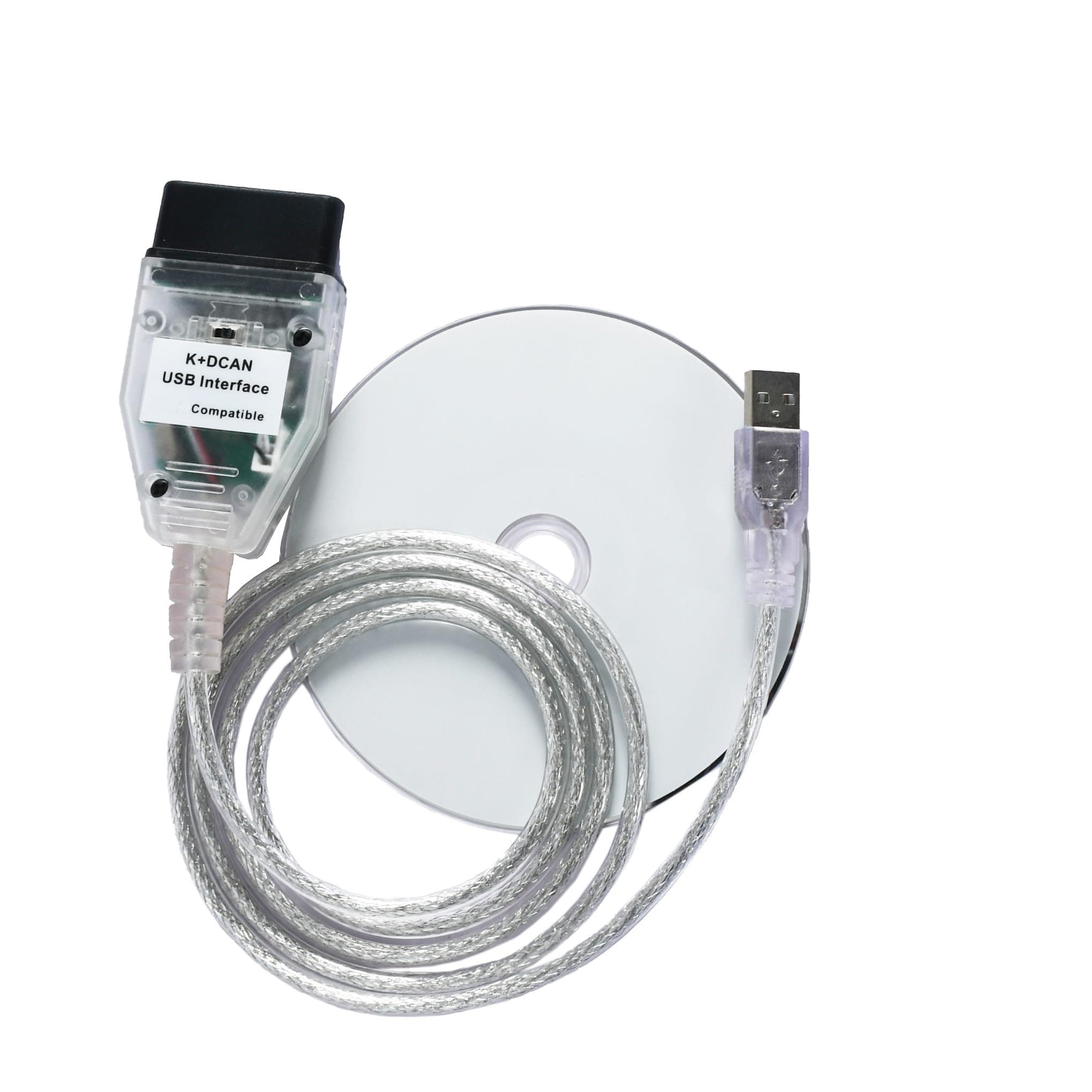 K+DCAN D-CAN KCAN KDCAN Ediabas Cable OBD OBDII ista I-NPA K and DCAN Switch Interface OBD2 Adapter