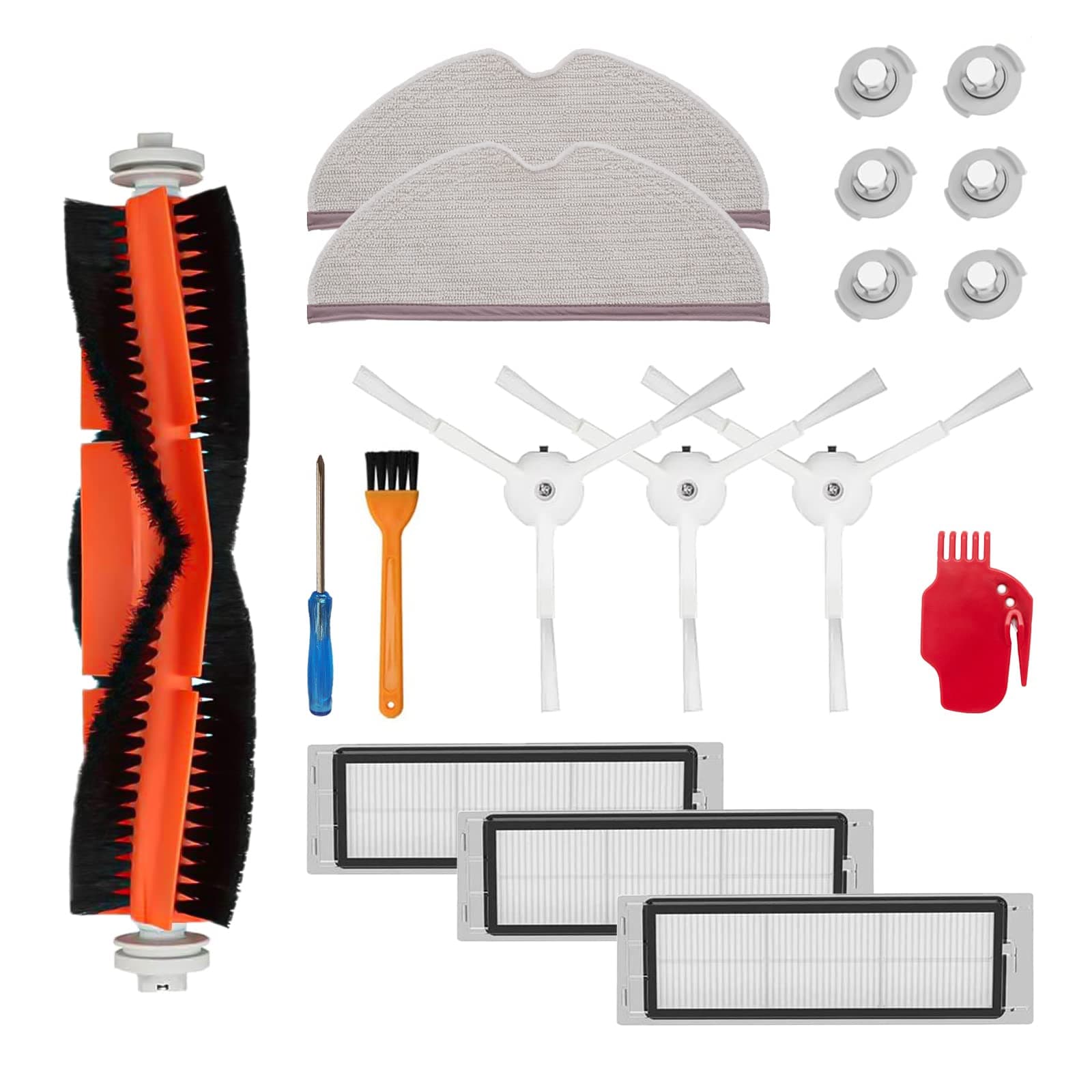 Garbage fighter Accessory Kit for Xiaomi Mi Robot Roborock E35 E25 E20 S50 S6 S51 Xiaomi Mijia Robotic Vacuum Cleaner Replacement Parts