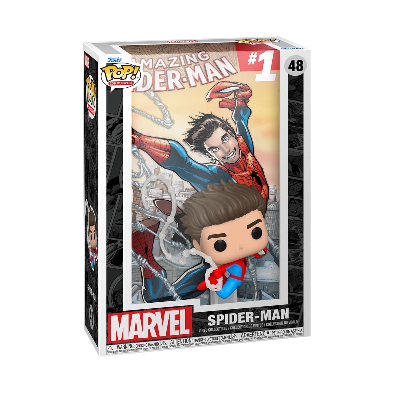 POP! Comic Cover: Marvel - The Amazing Spider-Man #1 - Spider-Man - Collectable Vinyl Figure - Gift Idea - Official Merchandise - for Kids & Adults - Marvel Fans - Model Figure for Collectors