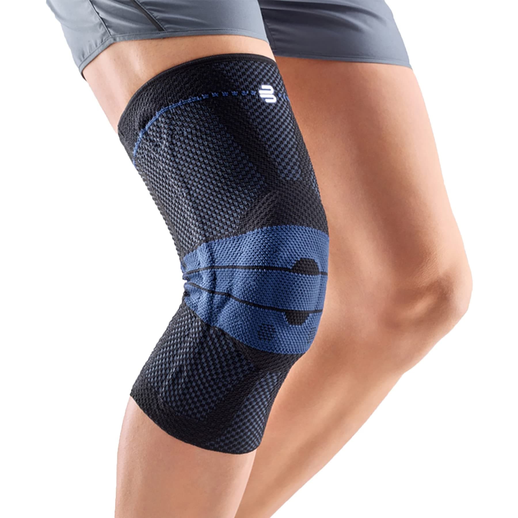 GenuTrain Knee Support Brace (New Version) - Targeted Support for Pain Relief & Stabilization for Weak, Swollen & Injured Knees & Arthritis - Size 3 - Color Black