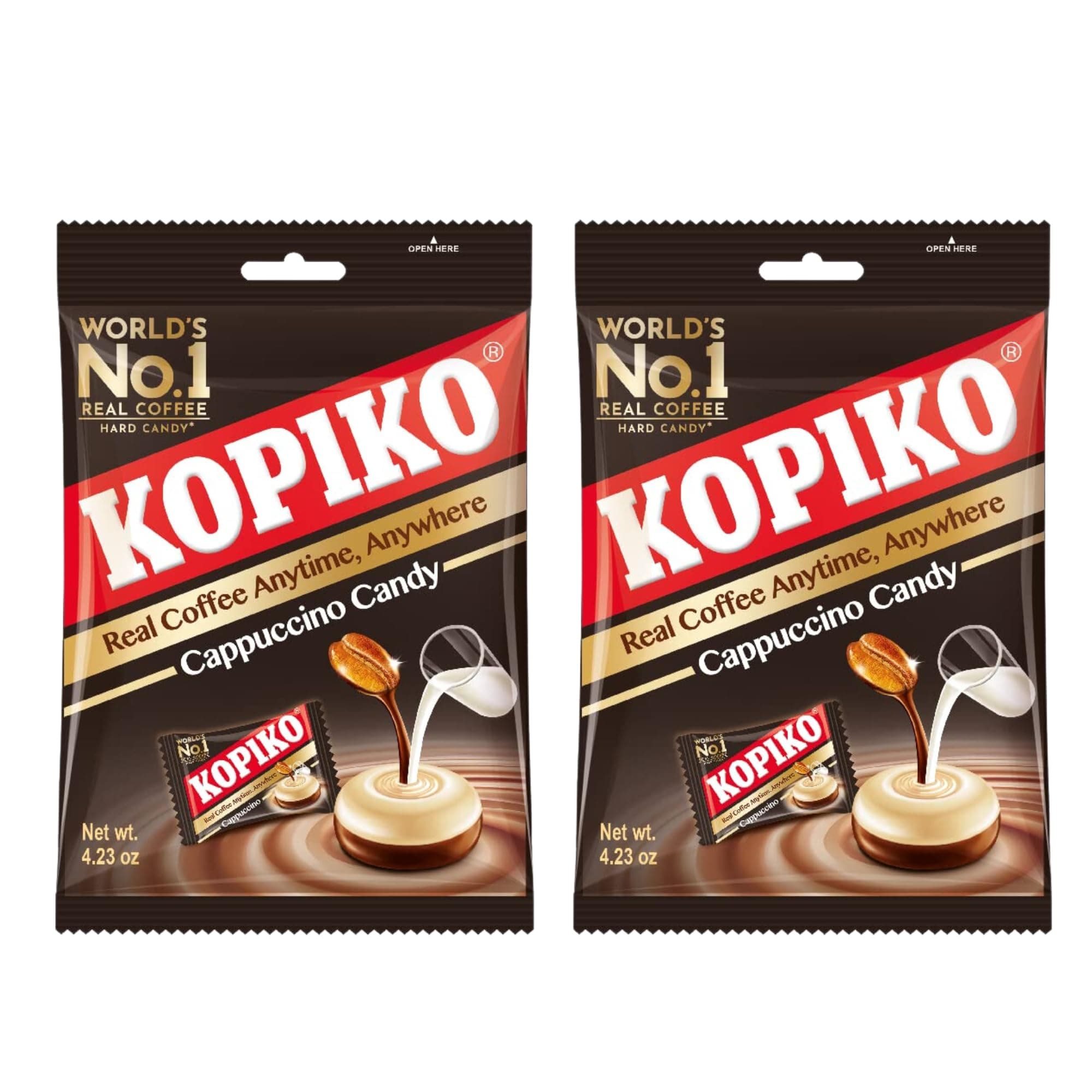 2 Pack Candy Cappuccino 4.23 Oz