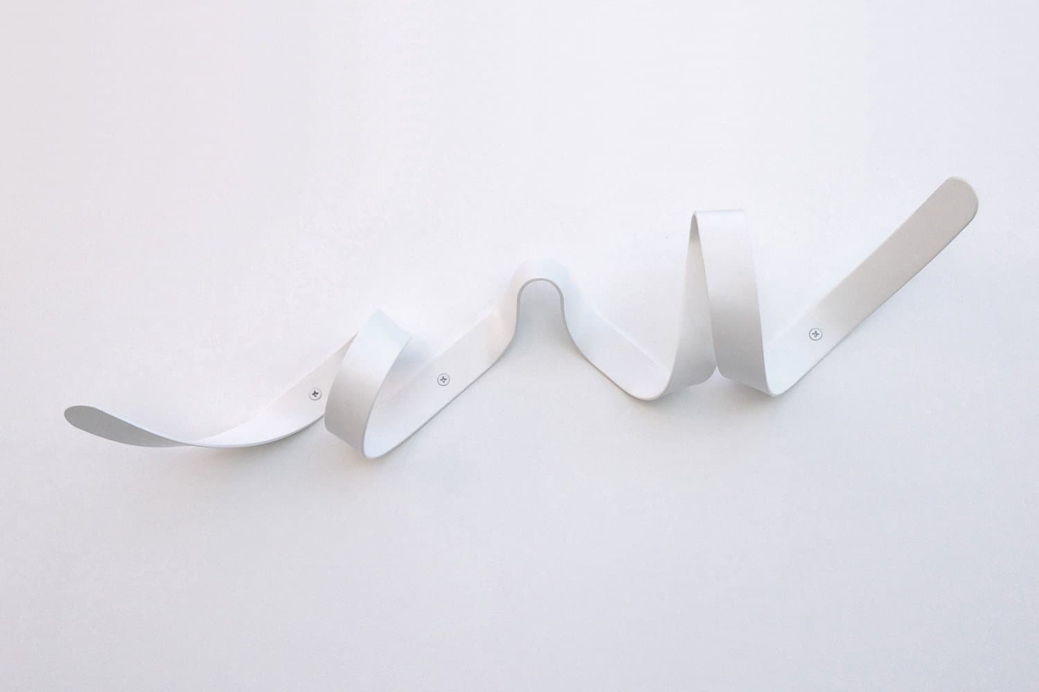 Mini Ribbon Coat Rack - White