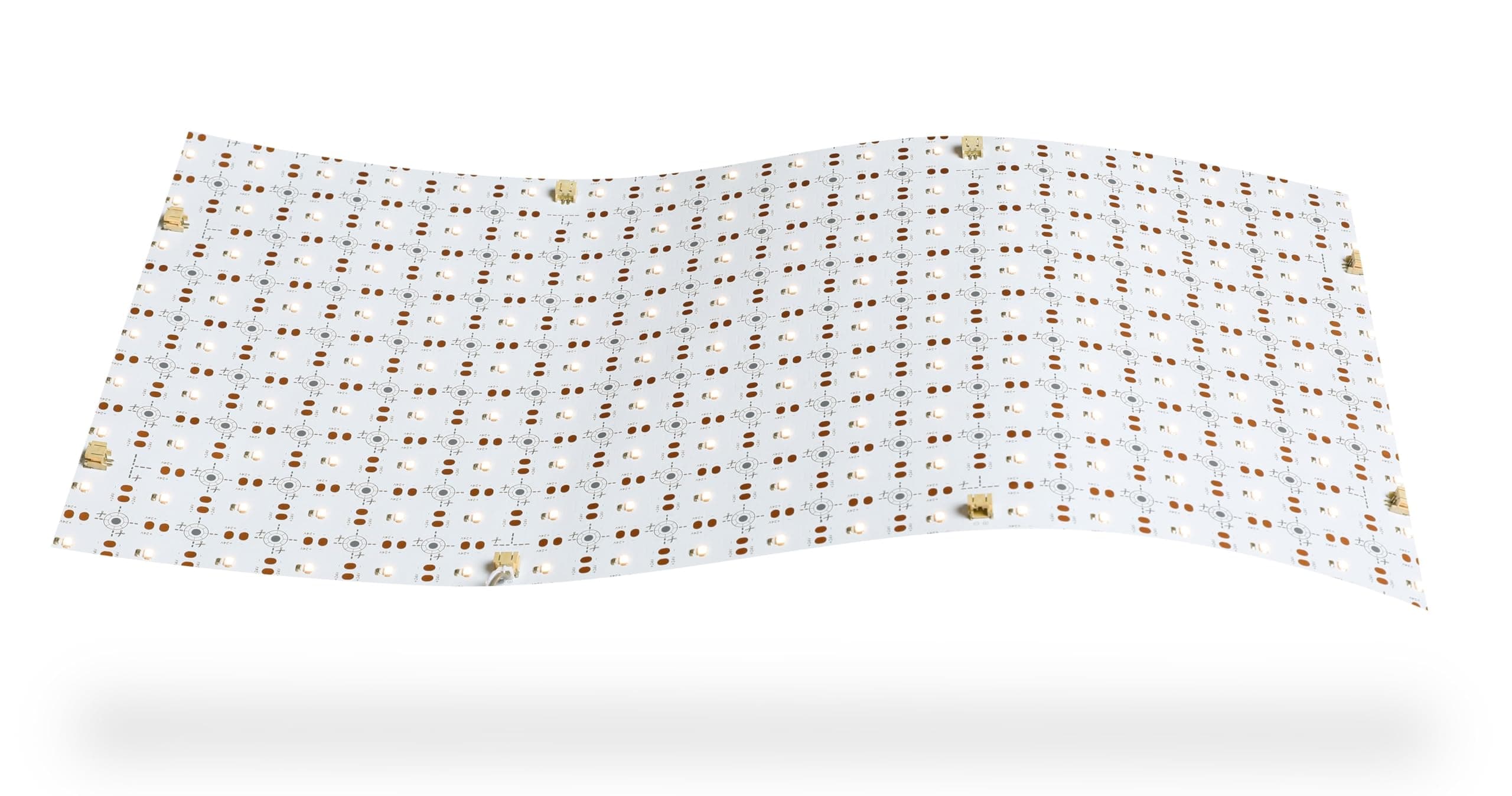 4PCS Soft LED Backlight Sheet 12W 3000K Warm Color Backlit Flexible cuttable 19X9.5 inch for Translucent countertop in Door