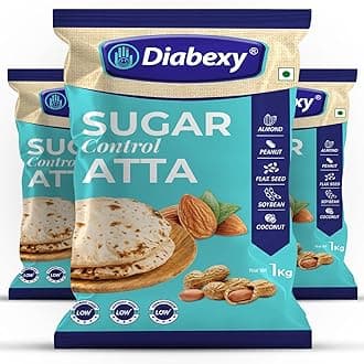 Diabexy Sugar Control Atta for Diabetics Pack of 3 (1kg Each)