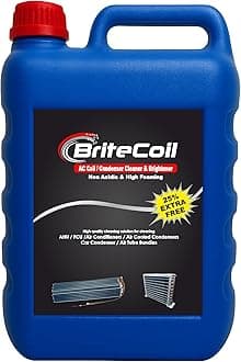 Britecoil Ac Coil Cleaner - Coil Condenser Cleaner & Brightener - Concentrated - High Foaming - Non Acidic - 25% Extra Free - Net Weight 6.25 Kgs