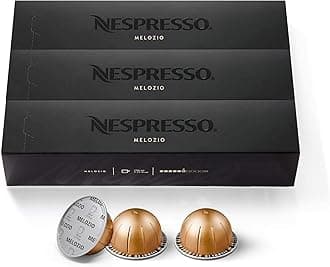 Nespresso Capsules Vertuo, Melozio, Medium Roast Coffee, 30-Count Coffee Pods, Brews 7.8oz.