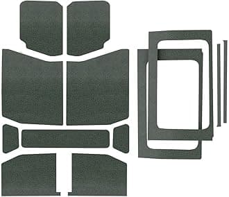 Design Engineering 050179 Boom Mat Complete Sound Deadening Kit for 4-Door Jeep Wrangler JL (2018-up) - Gray