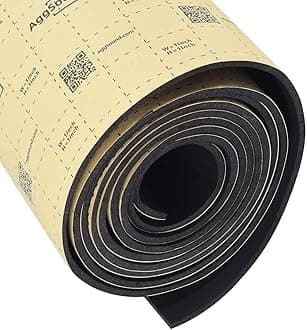Sound Deadening Mat 157mil(4 mm) 107.64sqft - Closed Cell Foam Car Sound Deadening Material - Self-Adhesive Hood Insulation Heat Shield Auto Sound Dampening