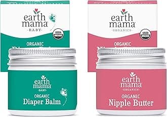 Nipple Butter™ & Diaper Balm | Nipple Cream & Organic Skincare for Baby | Breastfeeding & Postpartum Essentials Bundle