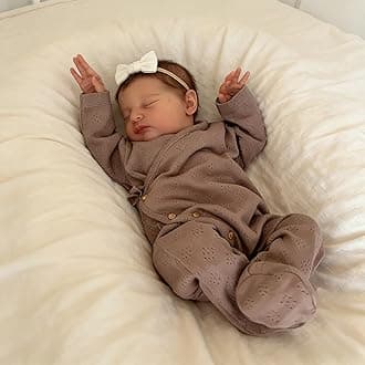 RXDOLL Reborn Baby Dolls Laura 20 Inch Real Life Newborn Baby Dolls Soft Silicone Full Body Girl Squishy Silicone Baby Doll Poseable Anatomically Correct Gift for Age 3+