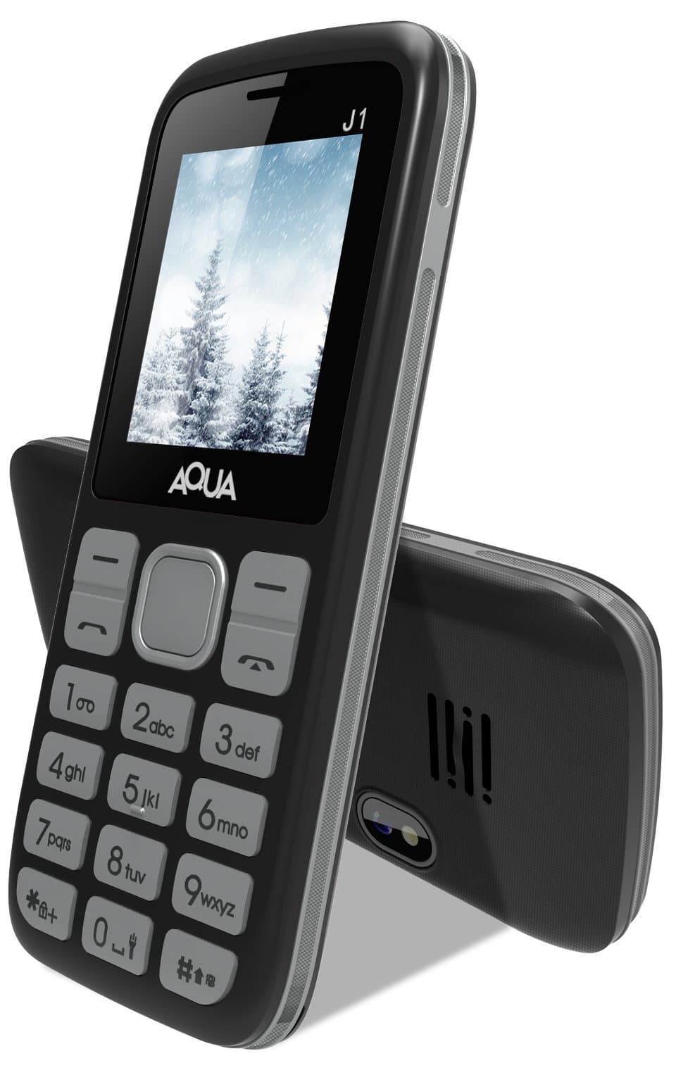 Aqua J1 (1200 Mah Battery, Dual Sim, Silver)
