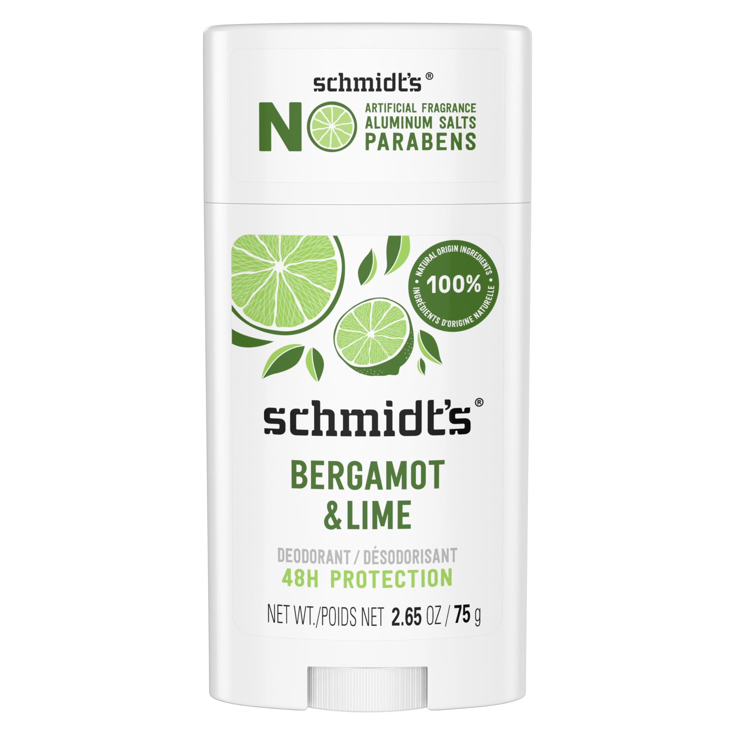 Bergamot + Lime Natural Deodorant - 2.65oz