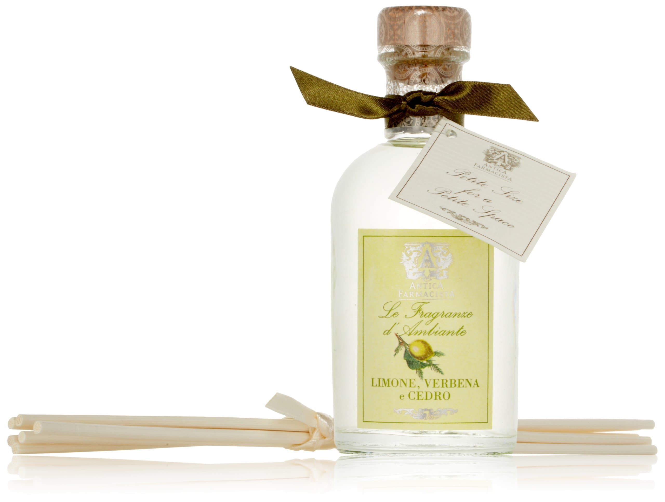 Home Ambiance Diffuser - Long-Lasting Reed Scent Diffuser - Luxury Room Freshener Gift - Lemon, Verbena & Cedar, 3.4 fl oz