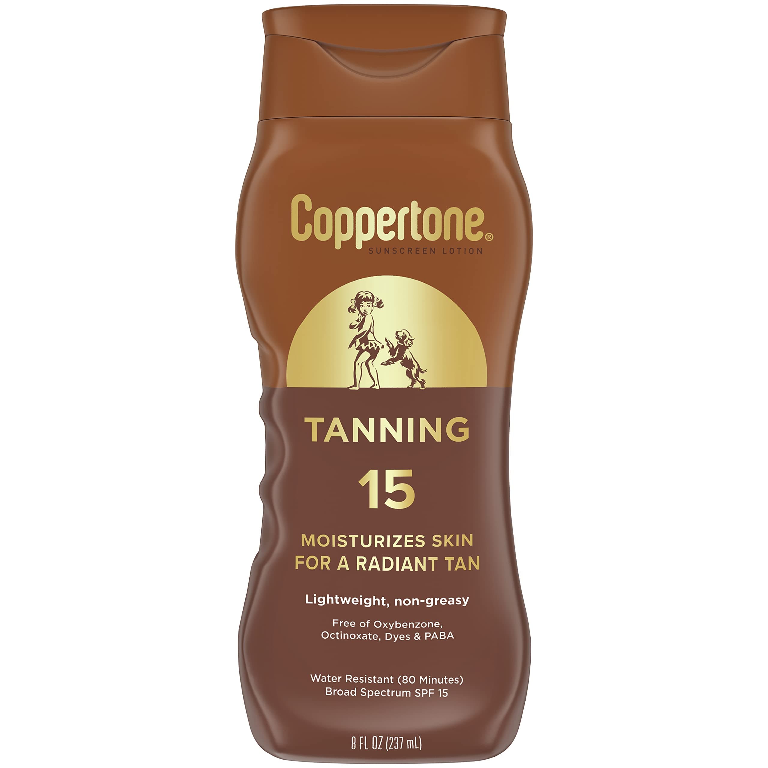 Tanning Lotion Sunscreen SPF 15, 8oz