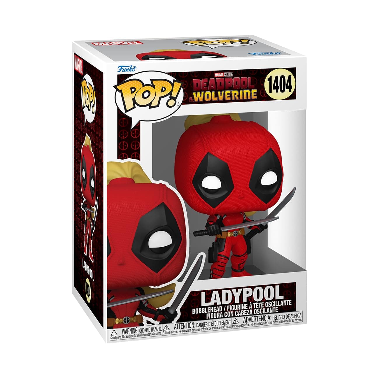 POP Marvel: Deadpool & Wolverine - Ladypool - Deadpool 3 - Collectable Vinyl Figure - Gift Idea - Official Merchandise - for Kids & Adults - Movies Fans - Model Figure for Collectors