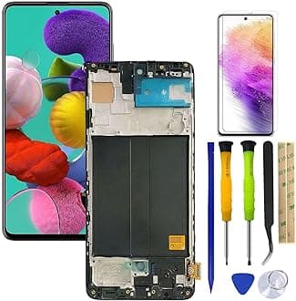 HQB-STAR for Samsung Galaxy A51 A515 Screen Replacement LCD Display Touch Screen for Samsung Galaxy A51 4G SM-A515U A515FN/DS A515F Digitizer Assembly Parts with Tools (Not for A51 5G)