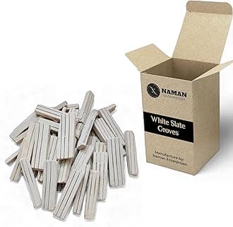 Slate pencil white slate grooves joint slate pencil 1KG box slate pencil