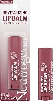 Neutrogena Revitalizing Lip Balm Spf 20, Fresh Plum 60.15 Oz, Dry Skin Type