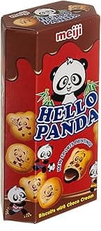 Meiji Hello Panda Biscuits with Chocolate Cream, 2-Ounce Boxes (Pack of 20)