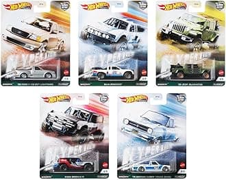 Car Culture Hyper Haulers Trucks Complete Collection of 5 Premium 1:64 Scale Vehicles
