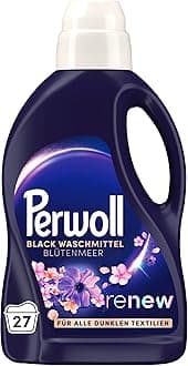 Renew Sea of Flowers Detergent (1x 27 Wash Loads), Mild Deetergent Gently Cleanses and Renews Dark Colors and Fibers | With Triple-Renew Technology and Tempting Fragrance