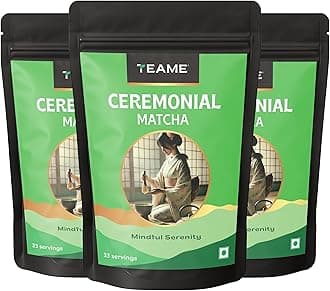 - Ceremonial Matcha 50g - Pack of 3 | Japanese Matcha Green Tea Powder | 150g