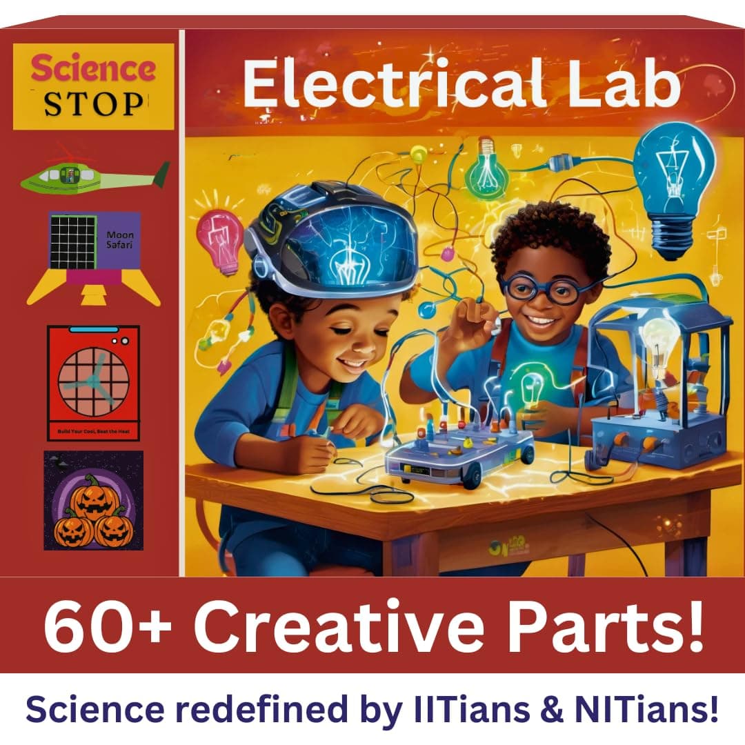 - Electrical Lab | Science Experiment Kit for Kids - Ages 7 to14 | Science Ultimate Electricity Kit | Girls & Boys Birthday Gift | Electronic Project Kit | Engineering Robotics Electric Toy