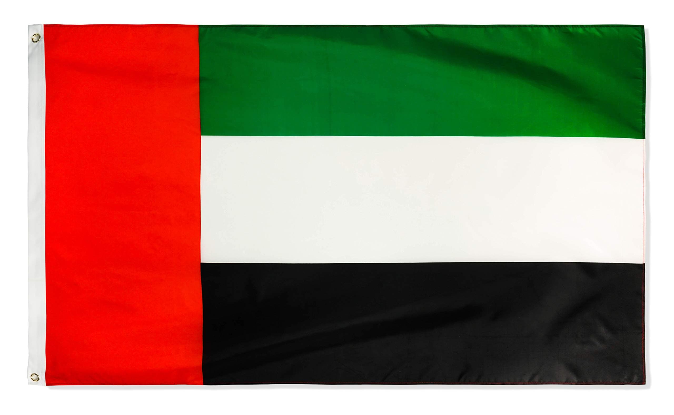 DANF United Arab Emirates Flag 3x5 ft Polyester UAE DUBAI Flags 3 x 5 Foot