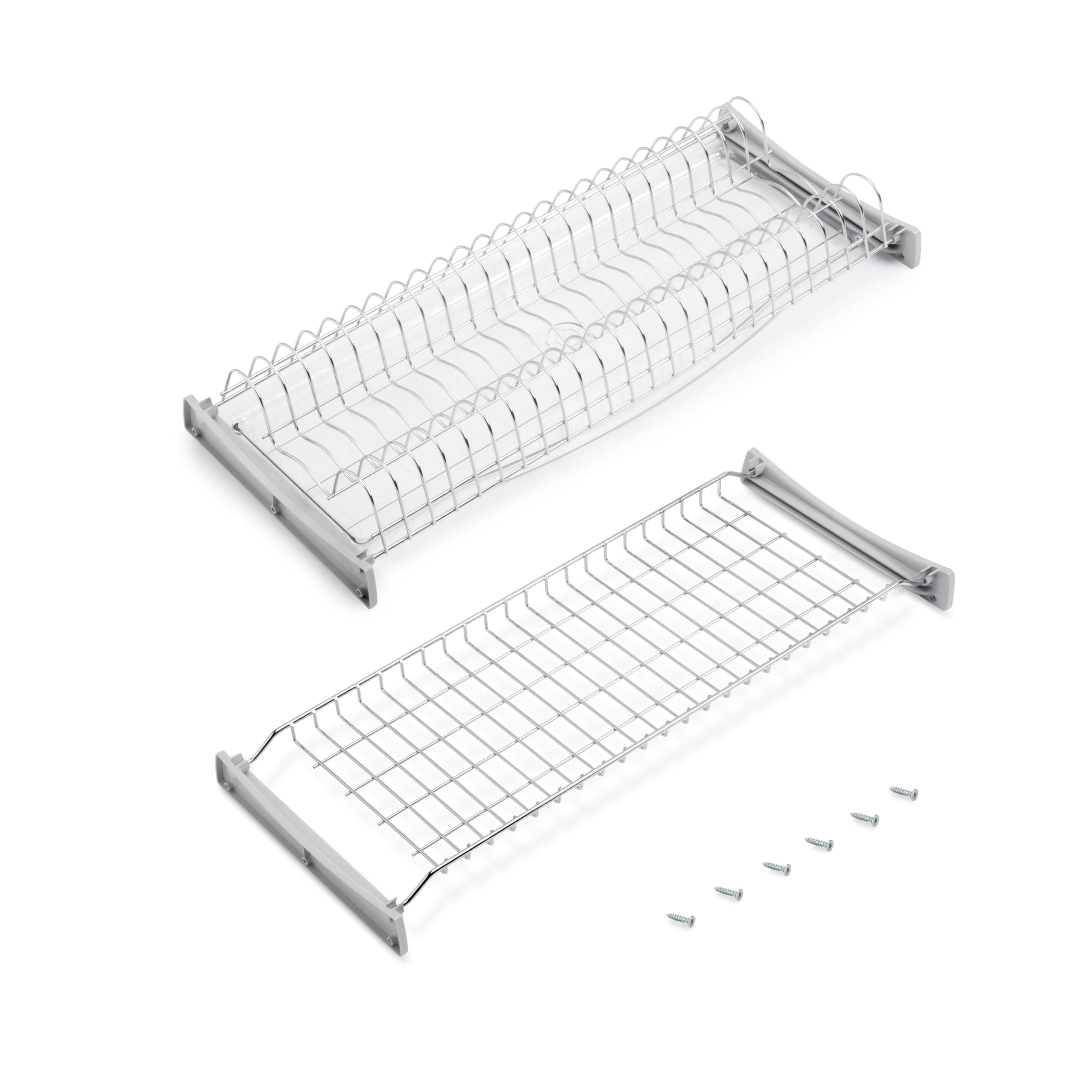 Emuca - Suprastar Dish Drainer for High Modules, 700 mm, Chrome-Plated, Steel