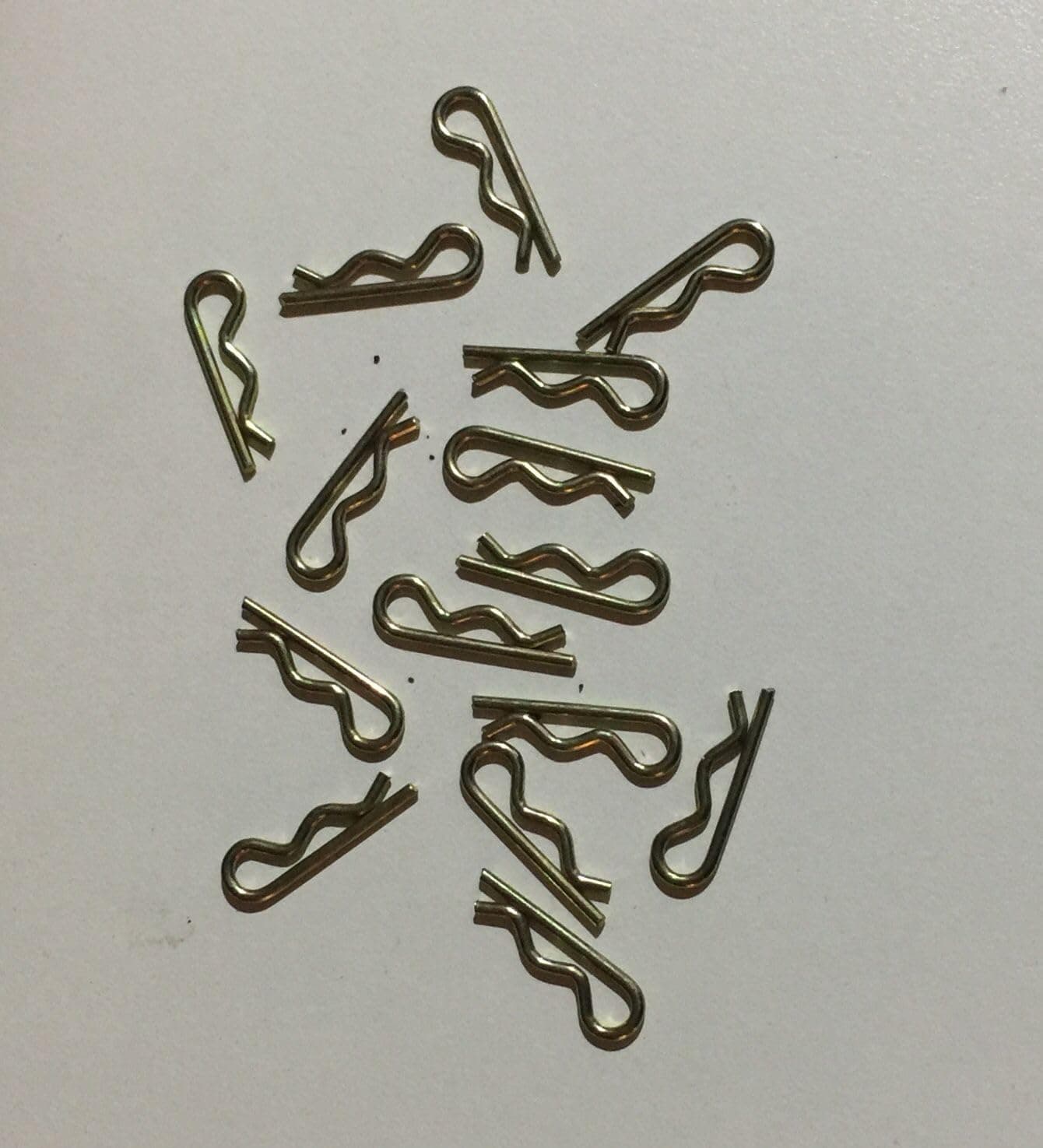 Cotter Pin Replacement Retaining Cotter Pins, B Type Cotter Pin, Durable 10pcs Zinc Plated Retaining Pins for Hydraulic Support Industries(1MM x16MM) (10pcs))