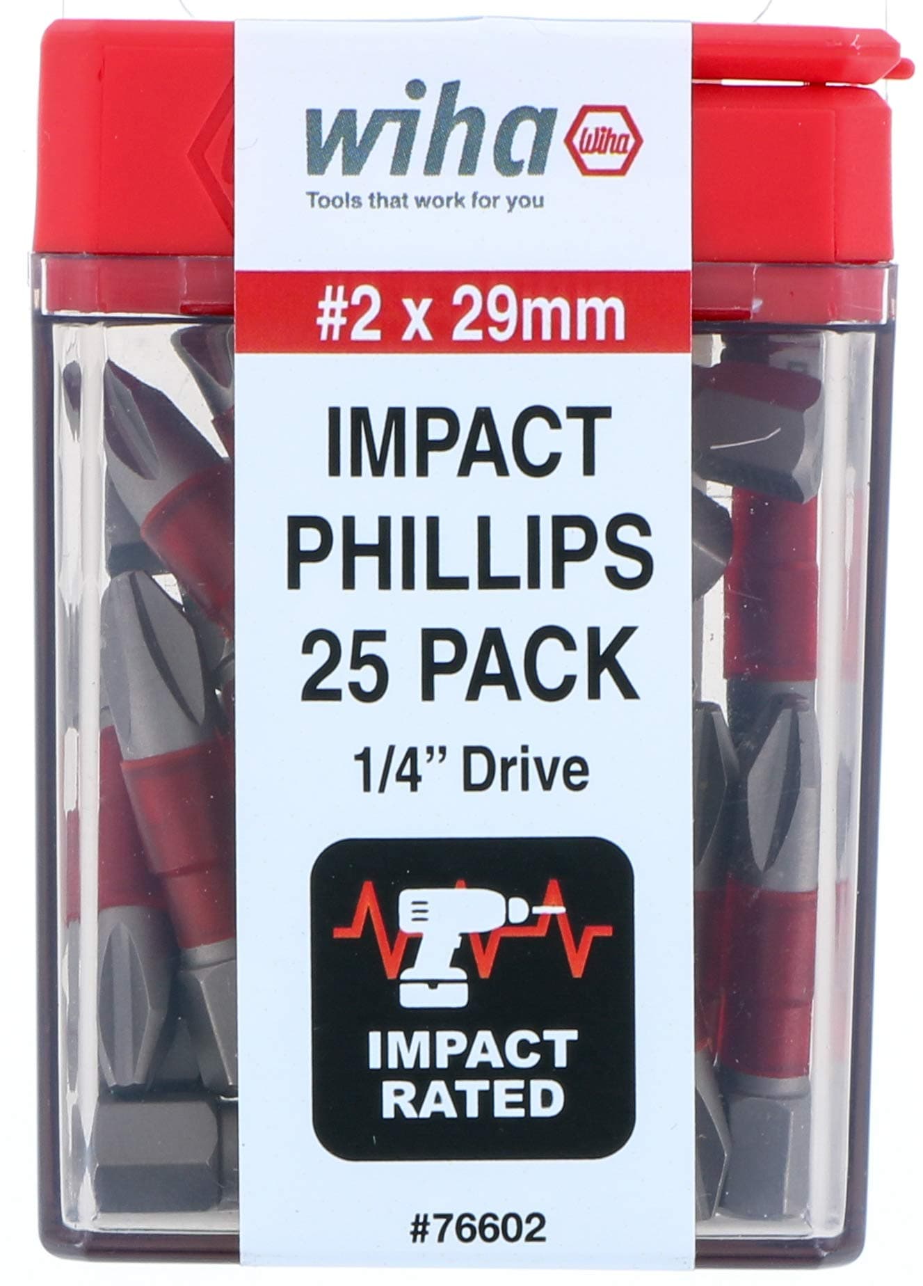 Terminator Impact Phillips Insert Bit Pack, 25 Piece
