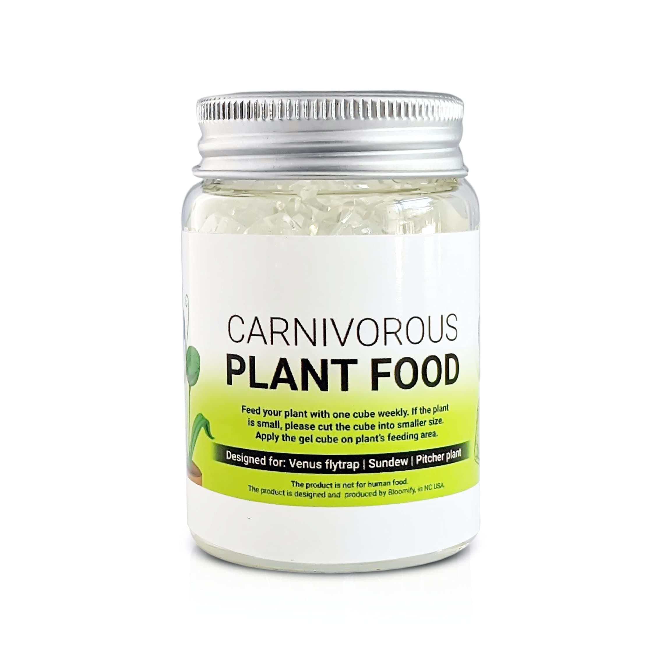 Venus Flytrap Food, Solid Gel Carnivorous Plant Food, 2.5OZ. Designed for Venus Fly Trap, Sundew, Pitcher Plants and Other Carnivorous Plants
