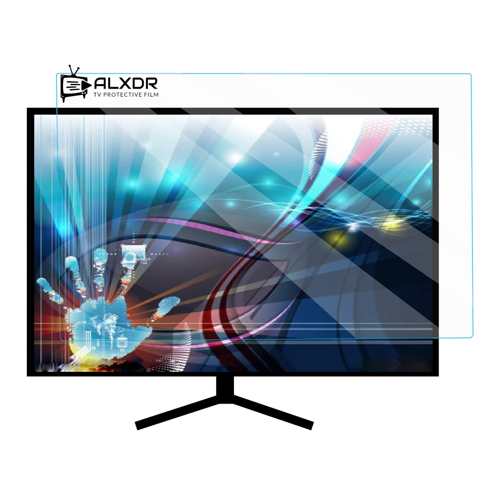 ALXDR TV Anti Blue Light Screen Protector, Filter Out Blue Light Anti Scratch/Anti UV Filter Film, Relieve Computer Eye Strain and Help You Sleep Better (43"~942 * 529mm)