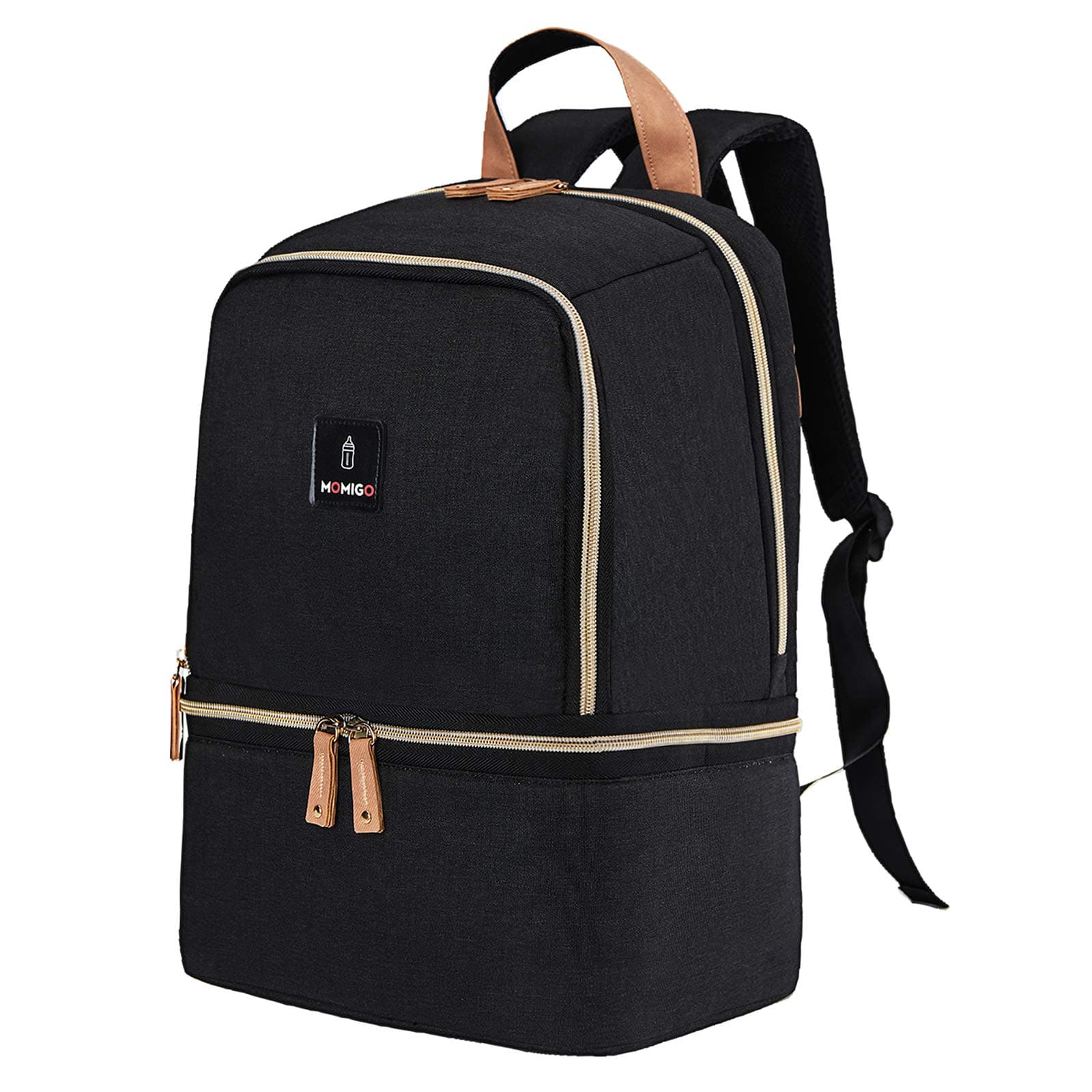 Breast Pump Bag Backpack - Cooler Lunch Bag Double Layer for Mother Large