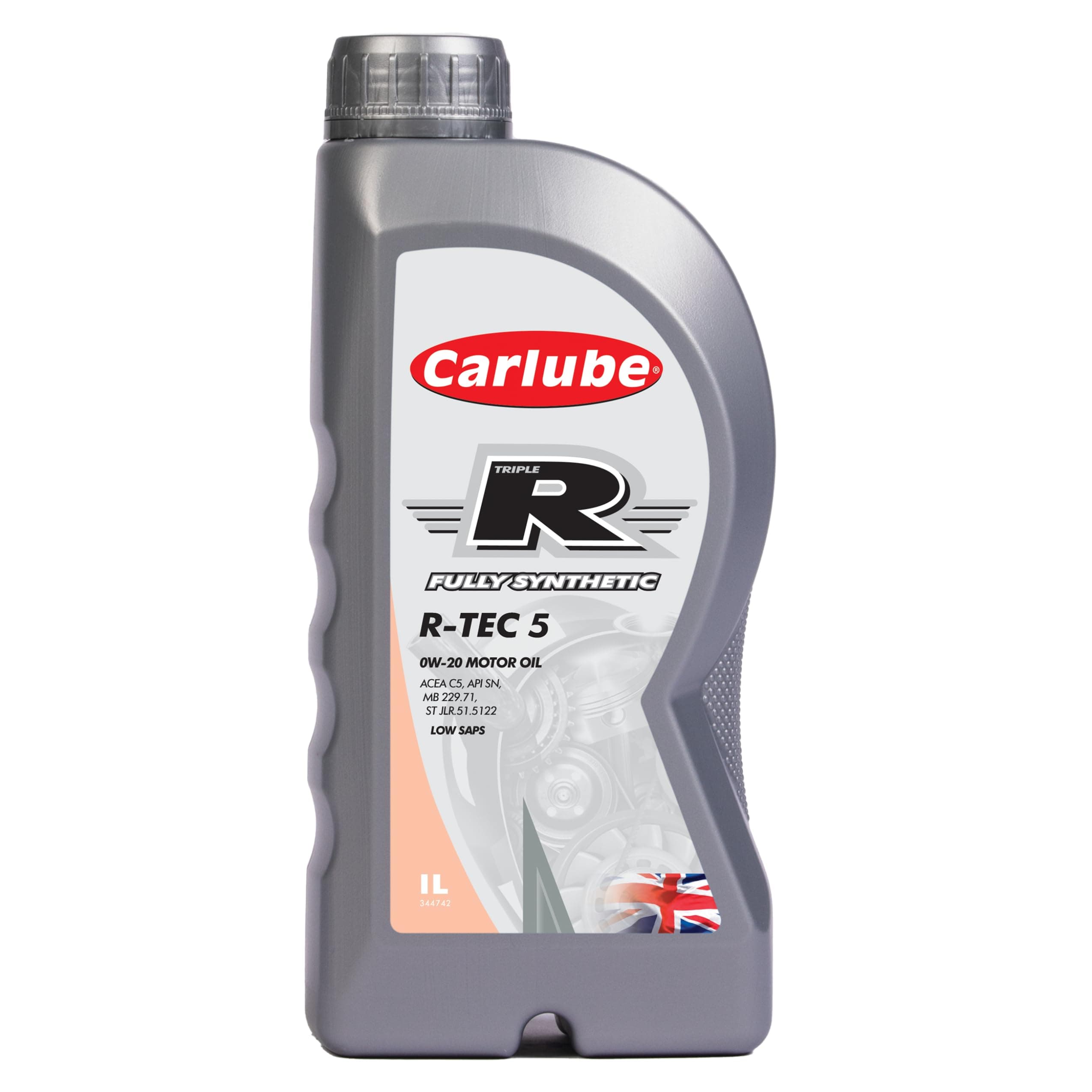 Carlube Triple R 0W-20 ACEA C5, API SN Fully Synthetic Engine Oil R-TEC 5 1L