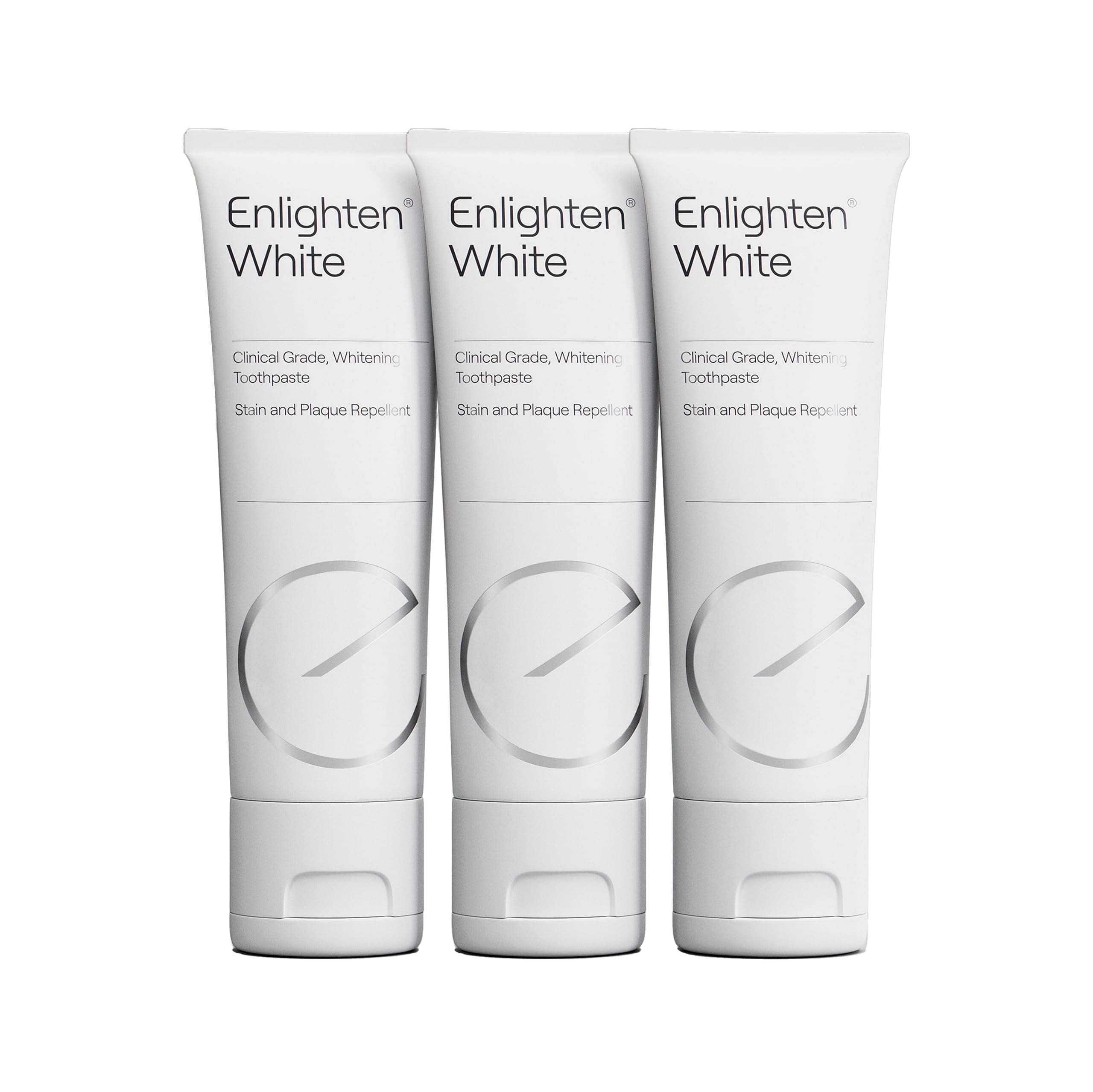 Enlighten White - Whitening Toothpaste with Fluoride, 75 ml - Advanced Enamel Protection and Stain Removal, Restores Shine and Improves Colour - Recommended by Dentists - 3 Pieces