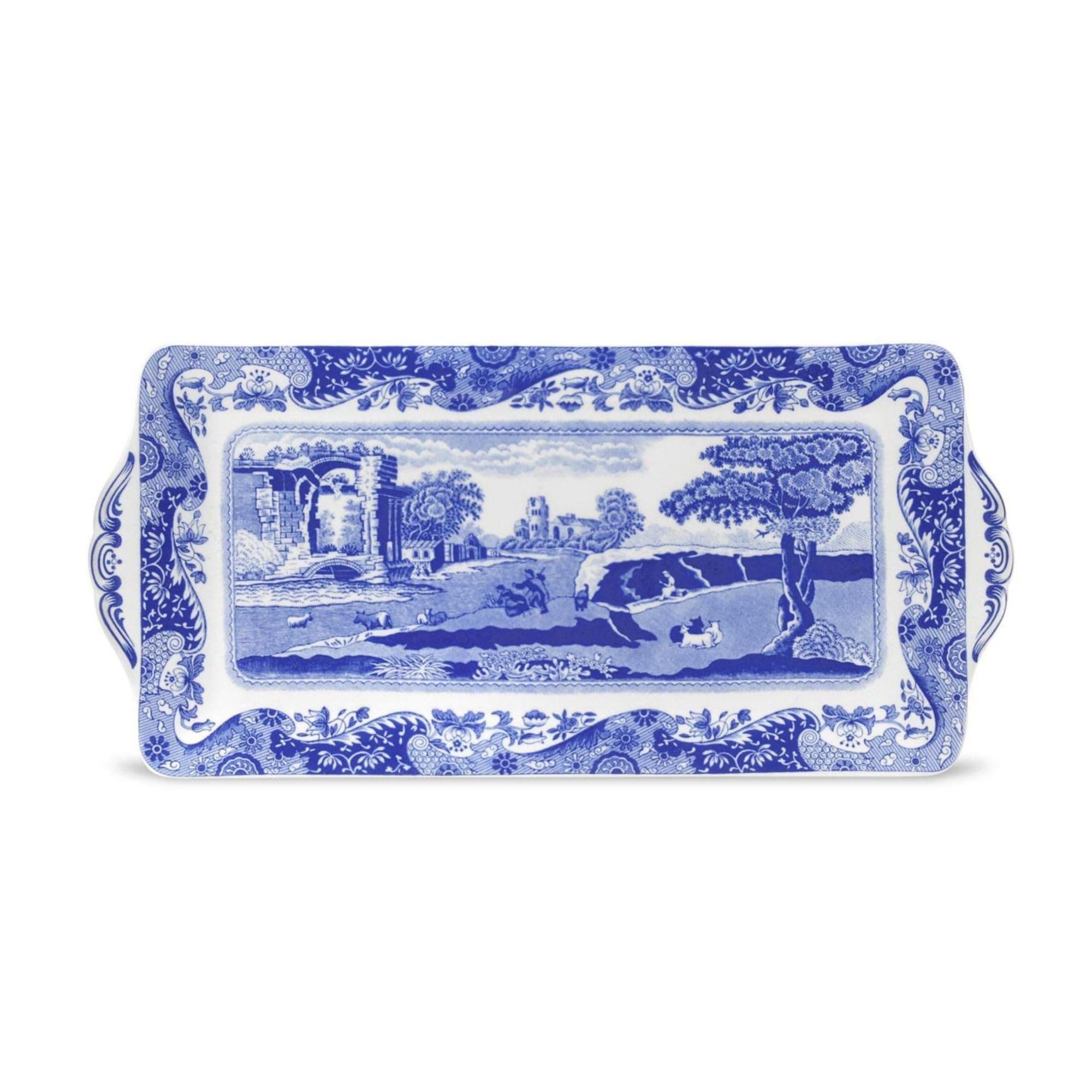 Spode Blue Italian Sandwich Tray