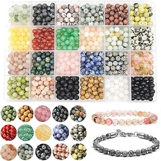 6mm 960pcs Natural Beads Set