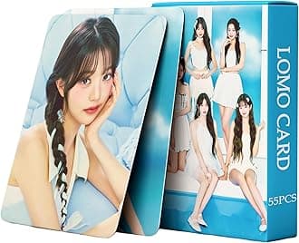 PYAJUU IVE Photocards K-POP IVE Alive Album Photo Cards 55PCS IVE Crush Lomo Cards IVE Merch Wonyoung Photocards