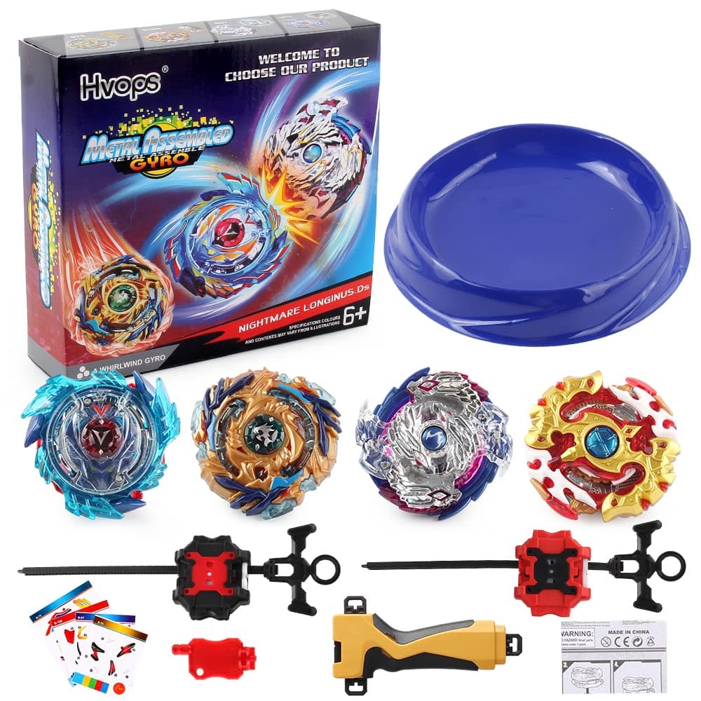 Bay Battle Burst Avatar Attack Battle Set with Two String Launcher and Grip Starter Set